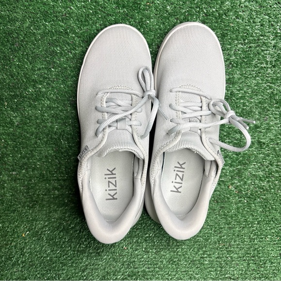 Kizik Madrid Eco-Knit Hands Free Casual Shoes Pebble Grey Womens Size 9 - NEW - Picture 5 of 10